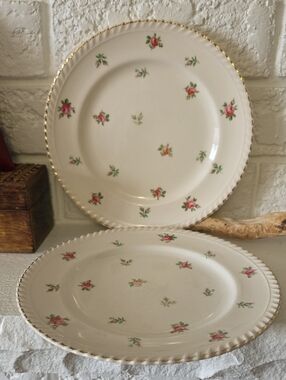vtg salad plate is the English Rose (Old English, Pink Roses) Johnson Brothers